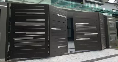 Складные металлические ворота Hormann 2500х4100