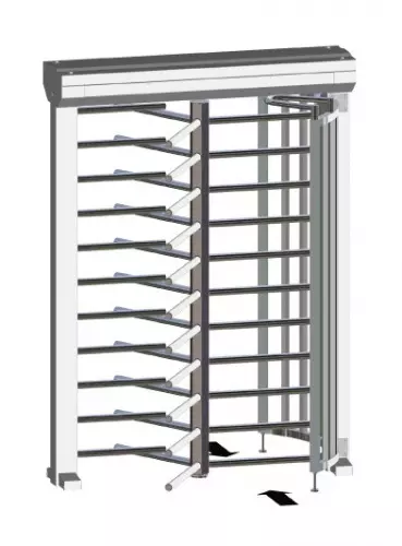 Полноростовой турникет Gotschlich ECCO 120 HE Stainless 6ECE3A0HС